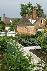 Powell House Kitchen Garden Colonial Garden Colonial Williamsburg Garden Design