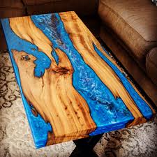 Blue River Sinker Cypress Coffee Table Wood Table Design Diy Resin Table Epoxy Resin Wood