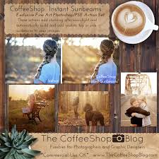 Here is the newest free action from the coffeeshop, the coffeeshop painted borders. Coffeeshop Designs Action Preset Pack