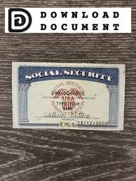 Pin On Social Security Card