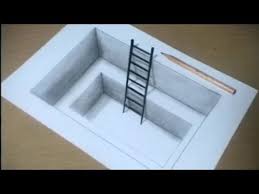 Illusion D Optique Echelle Dans Un Trou Dessin 3d Youtube Dessins 3d Au Crayon Dessins D Art Au Crayon Illusion Optique Dessin