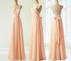 Chiffon Bridesmaid Dress Long Bridesmaid Dress Open Back Bridesmaid Dress Cheap Bridesmaid Dress Simple Prom Dress A Line Prom Dresses Backless Prom Dresses