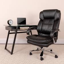Choose from contactless same day delivery, drive up and more. Black Leathersoft Swivel Executive Desk Chair With Wheels Walmart Com Walmart Com