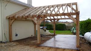 Wide choice of standard designs. Oak Car Port In Dordogne Oak Timber Framing Carpentry In France