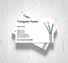 Electrical plug electrician business branding business card | zazzle.com. Electrical Wires Business Cards Customise Online Plus Free Delivery Putty Print