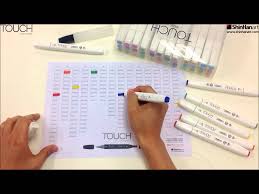 Touch Markers Blank Color Chart Www Bedowntowndaytona Com