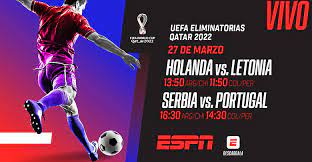 17:00 los ángeles 19:00 ecuador, colombia, perú y méxico df 20:00 venezuela, bolivia y nueva york 21:00 chile, argentina, brasil, uruguay y paraguay 01:00 del miércoles en inglaterra y portugal 02:00 del miércoles en francia, españa, italia, alemania. Uefa Eliminatorias Qatar 2022 En Futbolxespn Espn Press Room Latin America South