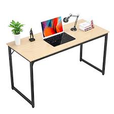 Foxemart Writing Computer Desk 39 Inch Modern Sturdy Office Desk Pc Laptop Notebook Study Table For Home Office Workstation Natural Buy Online In Faroe Islands At Faroe Desertcart Com Productid 178421750
