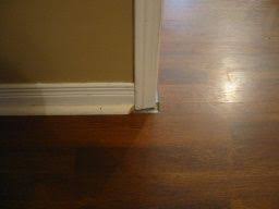 Gaps Under Door Casing Need Options To Fix Gap Left From Laminate Molding Messup Diy Home Diy Home Improvement Home Diy Molding