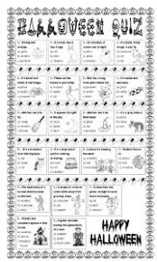Think you know a lot about halloween? Halloween Quiz Esl Worksheet By Pennybarker