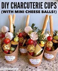 Diy Charcuterie Cups With Mini Cheese Balls For My Parents Anniversary Recipe In 2021 Charcuterie Recipes Charcuterie And Cheese Board Charcuterie