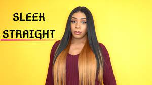 Mayde Beauty Synthetic Hair Axis Lace Front Wig Sleek Straight Wigtypes Com Youtube