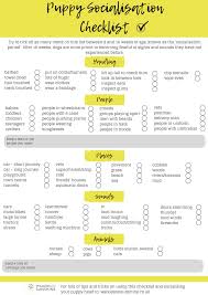 Puppy Socialisation Checklist Walkies On Sunshine Puppy