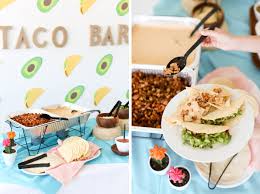 This post is full of taco bar ideas for your upcoming cinco de mayo fiesta, birthday parties or summer soirees! Stress Less Taco Bout A Future Catered Graduation Party Ideas Happy Hour Projects