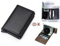 Acm Wallet Credit Card Holder Rfid Blocking Anti Theft Protek 838677000074 Ebay