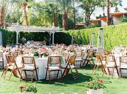 Riviera Palm Springs Wedding With Tropical And Disco Vibes Palm Springs Wedding Outdoor Wedding Reception Outdoor Wedding