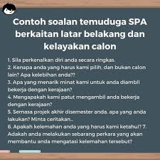 Contoh resume terbaik dan tips temuduga terkini via buatresume.blogspot.com. Rktips Soalan Bocor Temuduga Spa Resume Kreatif Rk Facebook