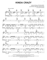 It hasaverage energyand issomewhat danceablewith a time signature of4 beats per bar. Selena Gomez Kinda Crazy Sheet Music Notes Chords Pop Partiture Piano Vocal Guitar Right Hand Melody Download Printable Pdf 449515