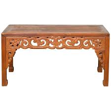 Our main products are solid teak furniture, teak recycled furniture, teak reclaimed furniture, teak laminate furniture, wooden furniture, antique reproduction furniture, and painted furniture in a. Antique Thai Teak Wood Side Table With Cloud Carved Apron And Horse Hoof Feet For Sale At 1stdibs