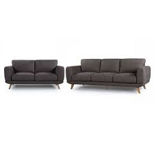 Details About 3 2 Seater Sofa Linen Fabric Brown Colour High Density Foam Wooden Frame Alaska Sofa Cheap Sofa Sets Linen Sofa