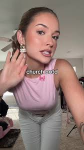 lets get pretty for jesus 🎀 church ootd IG: jadeamberrrr