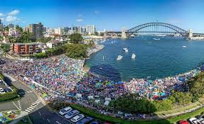 Mcmahons Point Gearing Up For Nye 2015 Sydney New South Wales Australia Nye Sydney