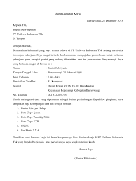 Contoh surat lamaran kerja di pt sebagai sekretaris. Contoh Surat Lamaran Kerja Pt Unilever Contoh Seputar Surat