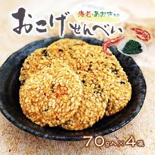 楽天市場】(送料無料)【おこげせんべい 70g×４袋】 おこげ 煎餅 海老 あおさ 青さ おやつ 米菓 おやつ : 千葉・鴨川 房総のお土産 亀屋本店