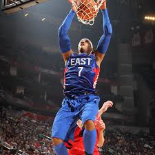 Carmelo Anthony Dunking Carmelo Anthony 7 Of The Eastern Conference All Star Team Dunks All Star All Star Team Nba Players