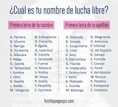 Ecards de iniciales de nombres gratis y premium para compartir con tu teléfono móvil en facebook, twitter, google o whatsapp. Cual Es Tu Nombre De Lucha Libre Nombres De Superheroes Nombres Divertidos Juegos De Nombres