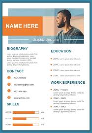 It will be easier for you to format and create the content of your graphic designer resume if you are guided by templates and. Graphic Designer Resume Design Template Curriculum Vitae Ppt Powerpoint Slides Diagrams Themes For Ppt Presentations Graphic Ideas
