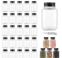 Klex Meal Prep Containers with Airtight Lids, BPA Free, 12 oz, Round,  Black/Clear, 300 Sets