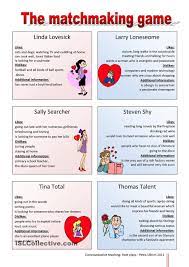 The cards contain tag questions, but the questions are in two halves, sentences and tags. The Matchmaking Game Ingles