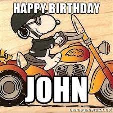 Image Result For Biker Happy Birthday Images Happy Birthday John Peanuts Birthday Happy Birthday