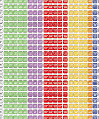 8 21 Day Fix Check Sheet By Customvectorart On Etsy 21 Day