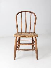 Antique Spindle Back Chair Farmhouse Bow Back Windsor Chair Etsy Chair Spindle Chair Farmhouse Chairs