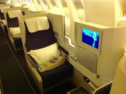 That's a business class seat on aa and many other airlines. Review British Airways Boeing 777 Club World Upon Boarding