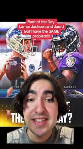 LAMAR JACKSON AND JARED GOFF HAVE THE SAME PROBLEM!!! #lamarjackson #ravens  #jaredgoff #lions #nflplayoffs #superbowl #qb #nfl #mahomes #chiefs  #greenscreen
