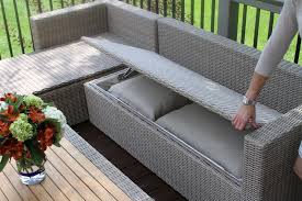 All weather pe round rattan with uv resistant dia3.5mm, 5 years warranty; 3pc Teak Ash Wicker Sectional Sofa Set With Waterproof Storage