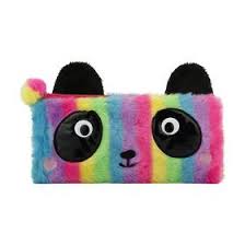 Fluffy Panda Pencil Case Kids Toys Pencil Case Sunglasses Case