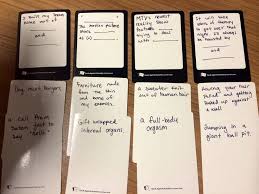 Cards against humanity is a card game often played in character over at the pretend you're xyzzy site. Smart Idea Best Cards Against Humanity Blank Card Ideas