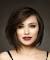 Shoulder Length Straight Bob With Side Bangs