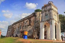 It is located at the summit of st. St Paul Church And The Writings On The Wall Malacca Malaysia The Poor Traveler Itinerary Blog