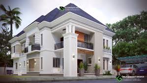 Architectural Design Of A Proposed 7 Bedroom Duplex Nigeria On A Plot Of 450sqm All Rooms Ensuit With Main Lou Duplex House Design Duplex Design House Design