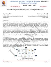 These at times they create challenges and issues to the consumer. Pdf Cloud Security Issues Challenges And Their Optimal Solutions Editor Ijermt And Vinay K Pant Academia Edu