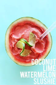 Watermelon Coconut Slushie Minimalist Baker Recipes Recipe Watermelon Slushie Recipes Watermelon