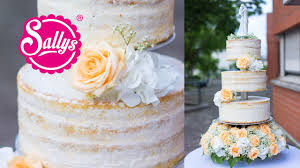 Wilton tortenständer, 25, 30 und 35 cm. Hochzeitstorte Dreistockig Naked Cake Eistorte Mit Pfirsich Mango Parfait Wedding Cake Youtube