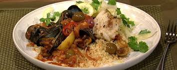 Serve the chicken tagine on top of a generous helping of couscous, with toasted flaked almonds, chopped fresh coriander and the remaining lemon zest scattered over. Jamie Oliver Tagine Chicken