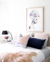 See a recent post on tumblr from @andallshallbewell about feminine bedroom. Navy Pastels For A Feminine Bedroom Inredning Sovrum