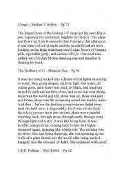 4 ) the examples of descriptive text . Samples Of Descriptive Text Creative Writing Yr 9 Esl Worksheet By Sixfoot10